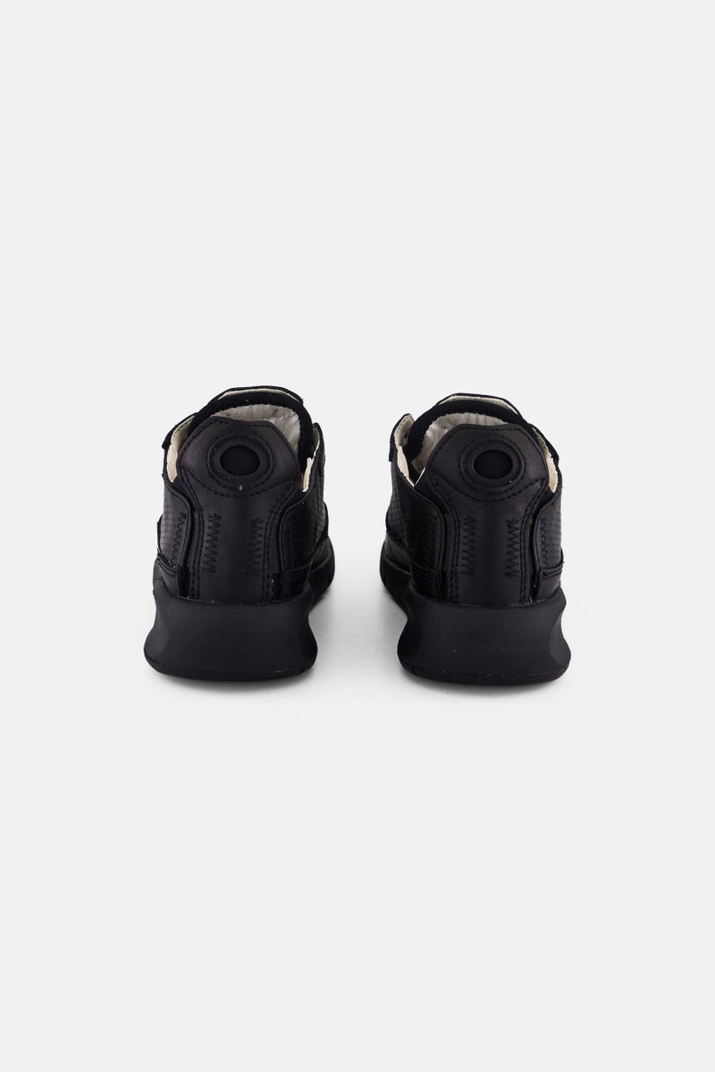 GEOX Kids Girl Lace Up Casual Shoes, Black  - Image 2