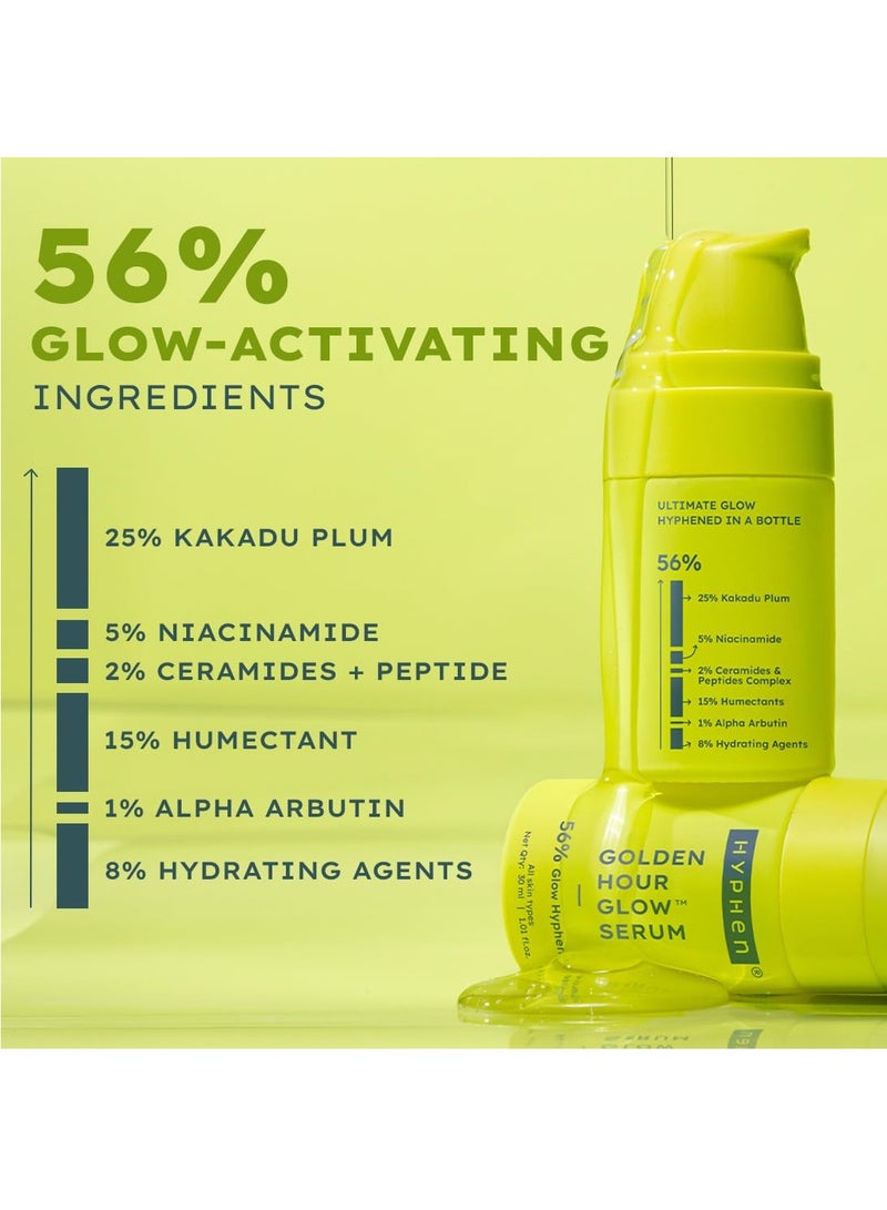 هايفن سيروم هايفن لتفتيح البشرة، ٥٪ نياسيناميد، ١٪ ألفا أربوتين | مع ٢٥٪ كاكادو بلام - سيروم فيتامين سي أكثر بعشرين مرة لبشرة متوهجة | ٥٦٪ مكونات متوهجة للبقع الداكنة والتصبغات | لجميع أنواع البشرة - ٣٠ مل - Image 5