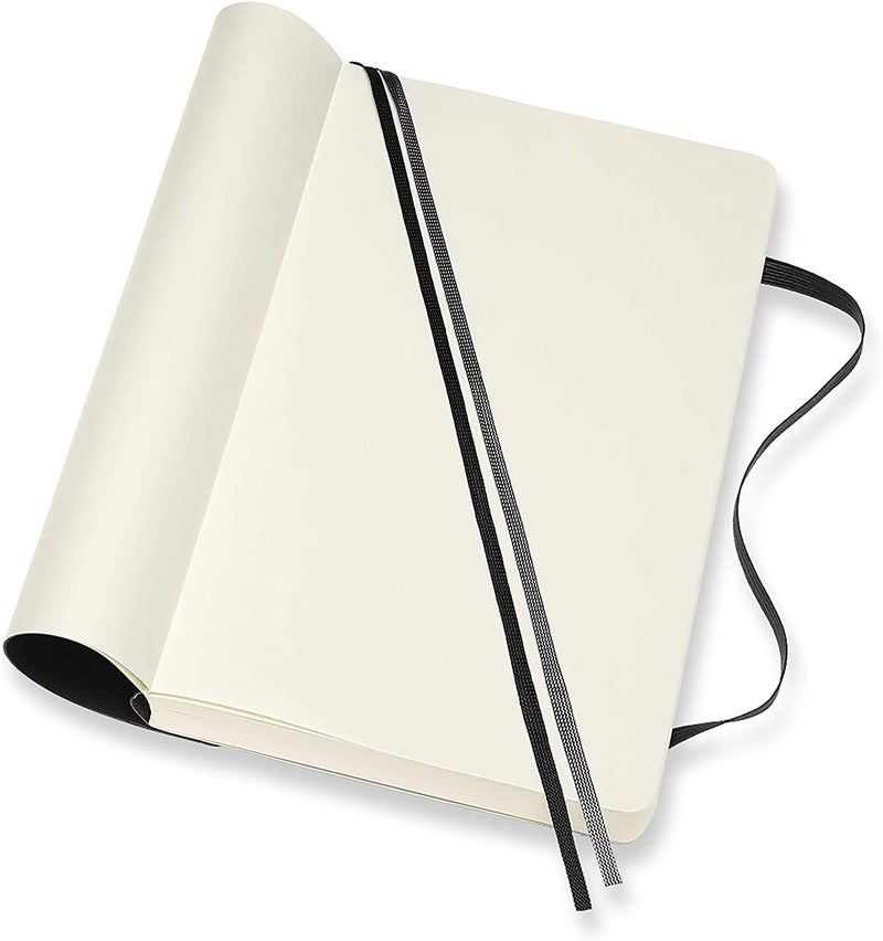MOLESKINE Expanded Notebook Large Size Plain Pages Black Soft Cover 400 Pages - Image 2