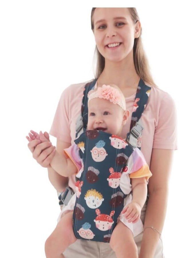 GOODOO Tiny Treasures Royal Hip Seat Baby Carrier with 4 Carry Positions, Baby Carrier with Hip seat for 6 to 24 Months Baby, Adjustable New-Born to Toddler Carrier, Max Weight Up to 15 Kgs (Blue) - Image 1