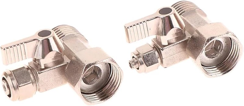 Water Filter Purifier Adapter 1 2 To 1 4 Ball Valve Faucet Tap Zinc Alloy Joint Universal Accessories Color B - Image 5