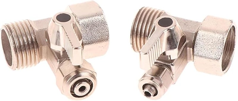 Water Filter Purifier Adapter 1 2 To 1 4 Ball Valve Faucet Tap Zinc Alloy Joint Universal Accessories Color B - Image 3