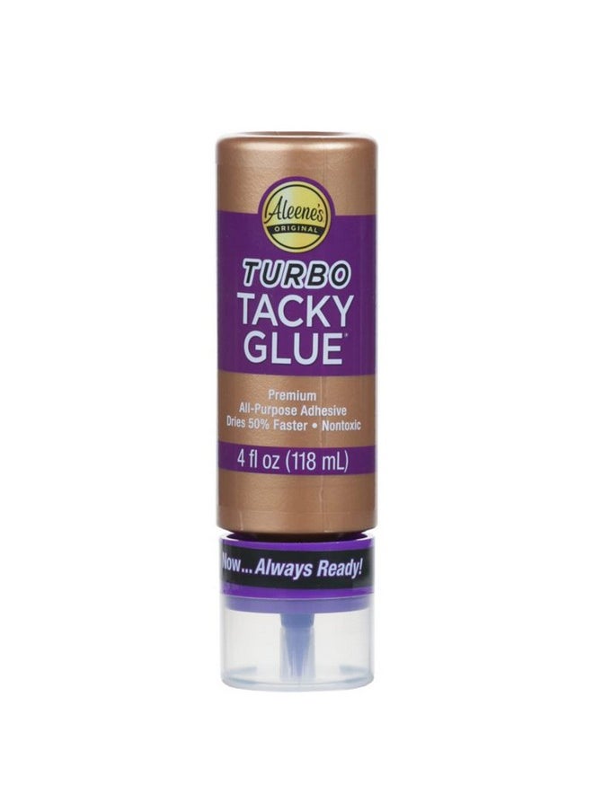 Aleene's I Love To Create Aleene's Always Ready Turbo "Tacky" Glue, 4-Ounce  - Image 1
