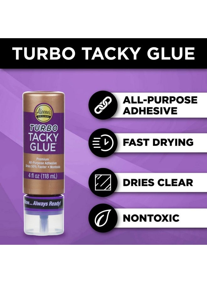 Aleene's I Love To Create Aleene's Always Ready Turbo "Tacky" Glue, 4-Ounce  - Image 2