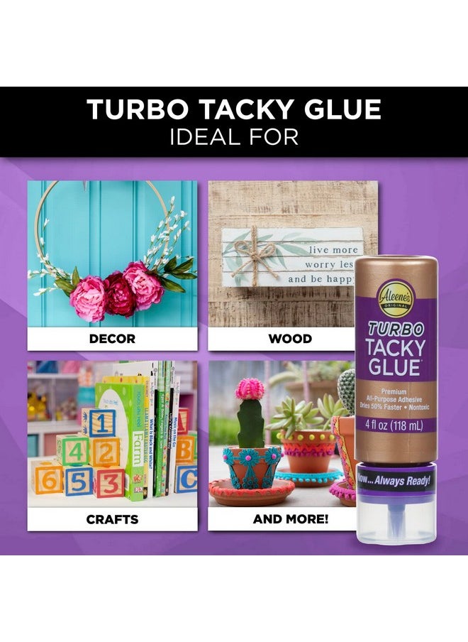 Aleene's I Love To Create Aleene's Always Ready Turbo "Tacky" Glue, 4-Ounce  - Image 5