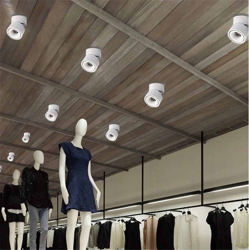 Vrnzau LED Ceiling Spotlight - 360° Adjustable Wall Light with Warm White 3000K - Image 3
