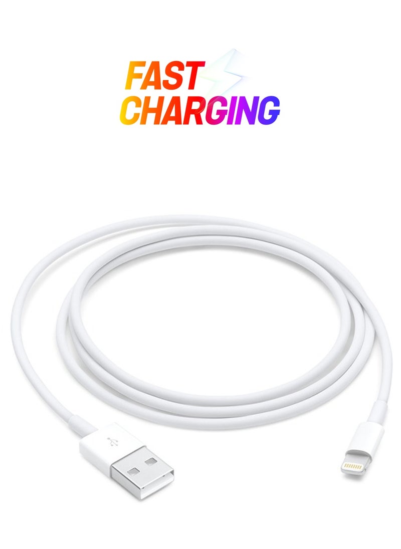 Generic Lightning To USB Cable White 1 M  - Image 1