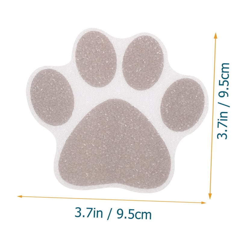 10pcs Non Slip Peel and Stick Bathroom Decals Shower Tub Wall Stickers White - Image 4