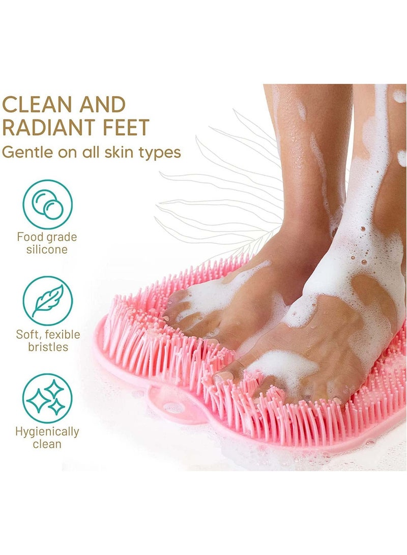 Foot Scrubber Cleaner Massager Shower Foot Care for Use in Shower for Men Women to Improve Circulation Soothe Achy Feet Reduce Pain Non Slip Suction Cups - Image 5