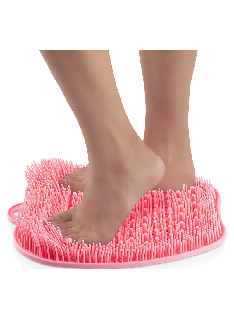 Foot Scrubber Cleaner Massager Shower Foot Care for Use in Shower for Men Women to Improve Circulation Soothe Achy Feet Reduce Pain Non Slip Suction Cups - Image 1