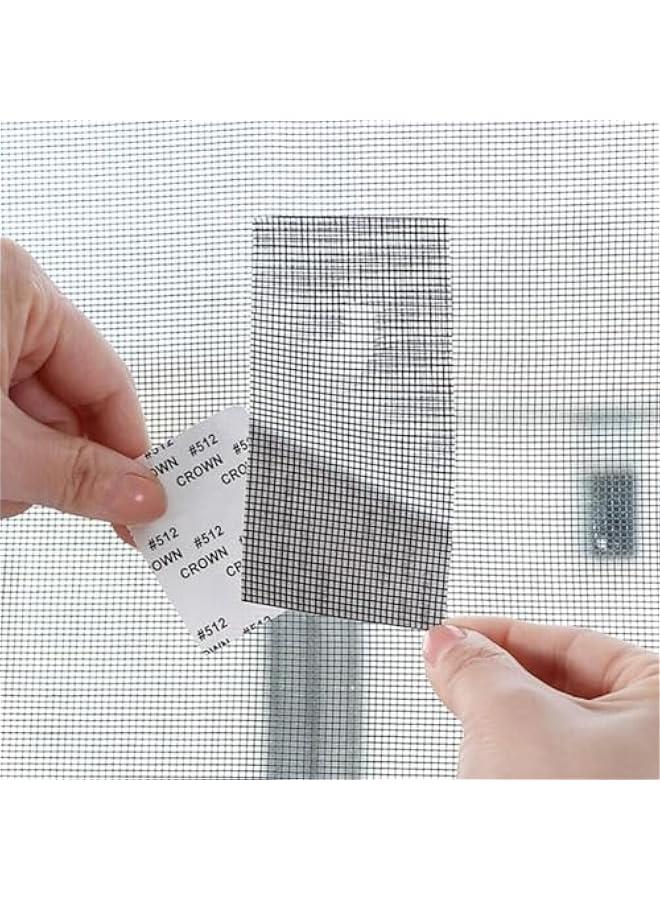 BWSJ Window Screen Repair Tape, Fiberglass Covering Mesh Tape, SelfAdhesive Screen Door Mesh Repair Kit Patch for Window Door Tears Holes  2 Roll Grey 5CM x 2M - Image 4