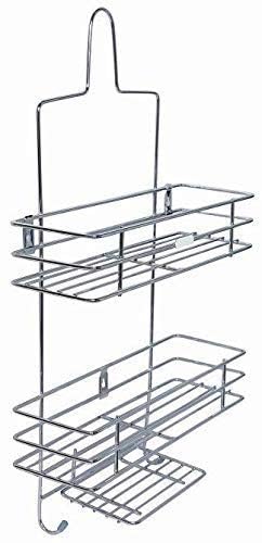 LEKORED Stainless Steel 3 Tier Bathroom Storage Shelf Hanging Rack Shower Caddy Holder Organizer Metal Chrome Plated Storage For Shampoo Conditioner Soap Towel Bathroom Accessories Rack - Image 1