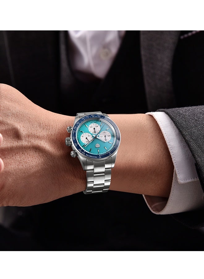 رولستيمي الرجال الكوارتز الساعات الرياضية ، يوميا للماء ، تصحيح مضيئة ، مع حركة الكوارتز المستوردة ، كرونوغراف ، الرياضة الأزياء ووتش رت-7931 - Image 1