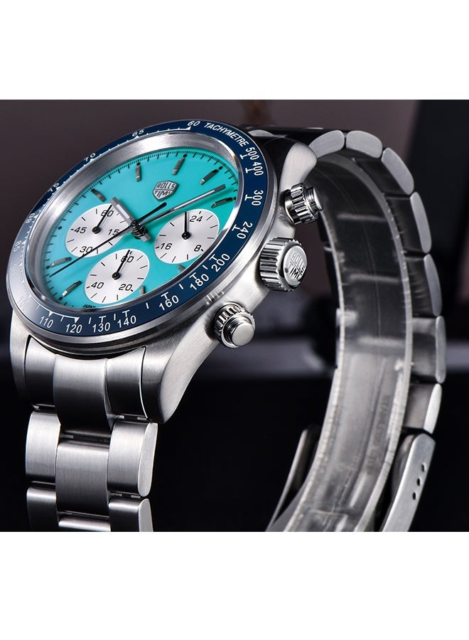 رولستيمي الرجال الكوارتز الساعات الرياضية ، يوميا للماء ، تصحيح مضيئة ، مع حركة الكوارتز المستوردة ، كرونوغراف ، الرياضة الأزياء ووتش رت-7931 - Image 3