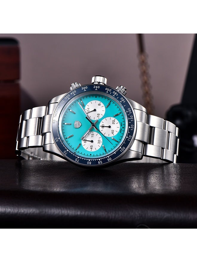 رولستيمي الرجال الكوارتز الساعات الرياضية ، يوميا للماء ، تصحيح مضيئة ، مع حركة الكوارتز المستوردة ، كرونوغراف ، الرياضة الأزياء ووتش رت-7931 - Image 2