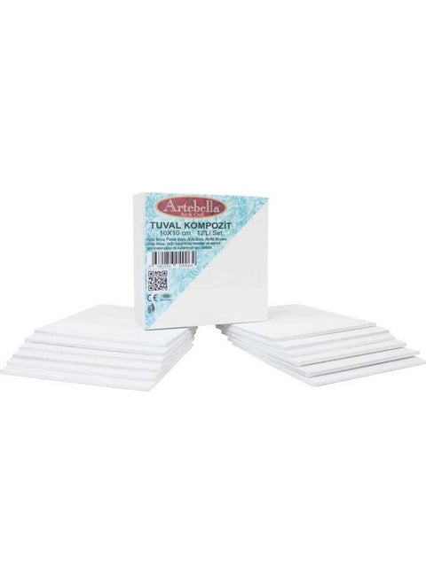 KTS Canvas Composite 10 x 10 cm Set of 12