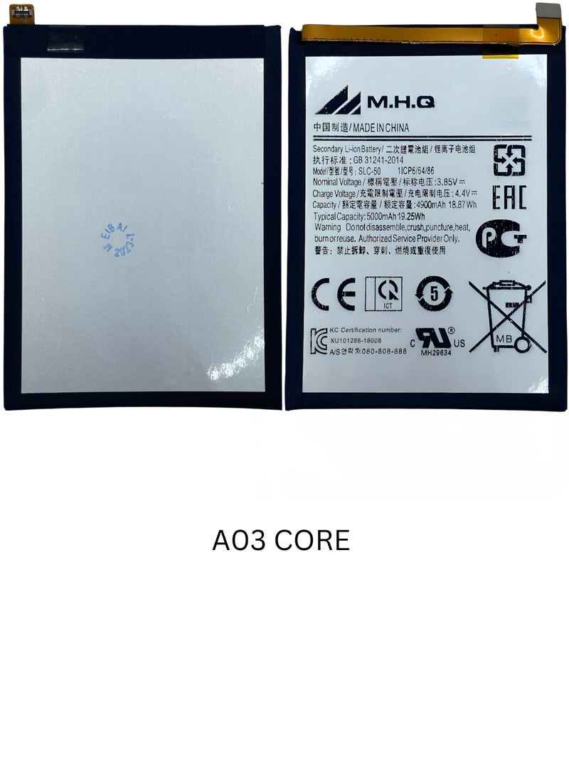 M.H.Q - SAMSUNG A03 CORE (SM-A032) - EB-BA032ABY Battery High Quality - Image 1