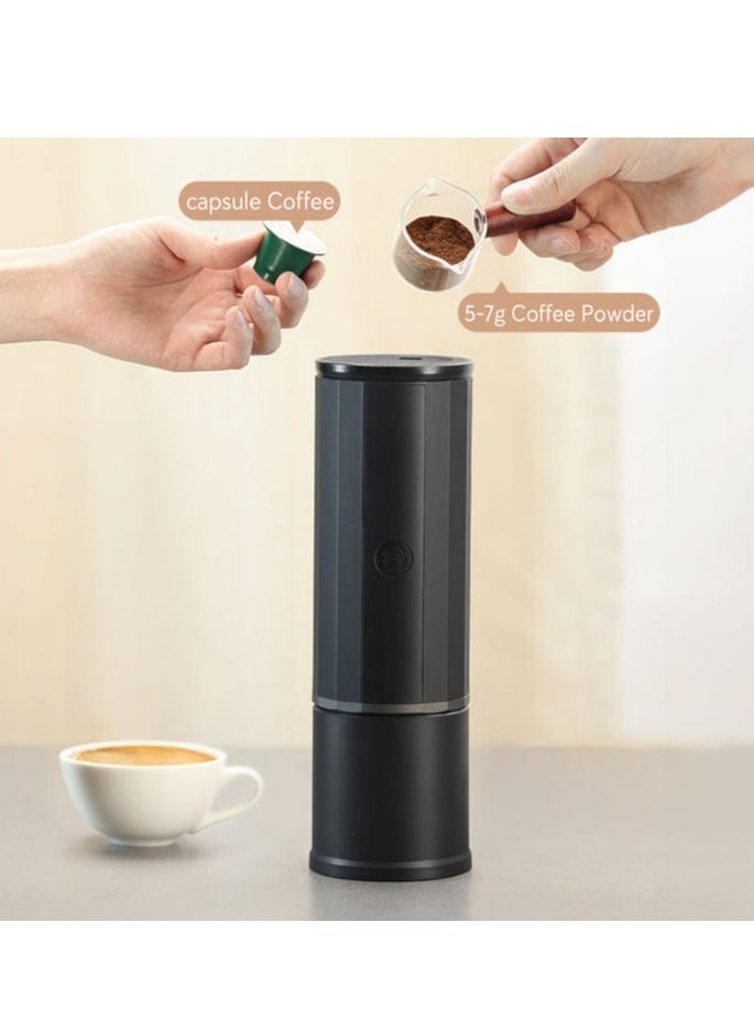 zerohero Electric Portable Espresso Machine,15 Bar Mini Coffee Maker,One Button Start, USB-C & Car Charger, Lightweight Espresso Maker for Camping ,Travel, Hiking, Office (Capsules not included)
