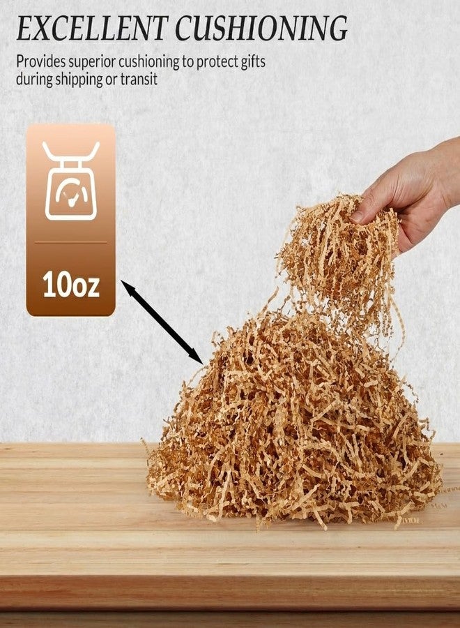 mxxkms Kraft Crinkle Paper Filler, 10oz Shredded Paper for Gift Baskets - Vibrant Stuffing with Plenty to Fill Extra Spaces in Your Packages for Birthdays & Holidays - Image 4