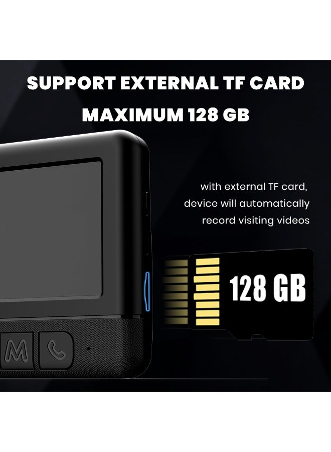 X6 Wireless Video Doorbell Monitor – 4.3” LCD Screen, 480P HD Camera, Night Vision, Two-Way Audio Intercom, Smart Home Security Device - Image 4