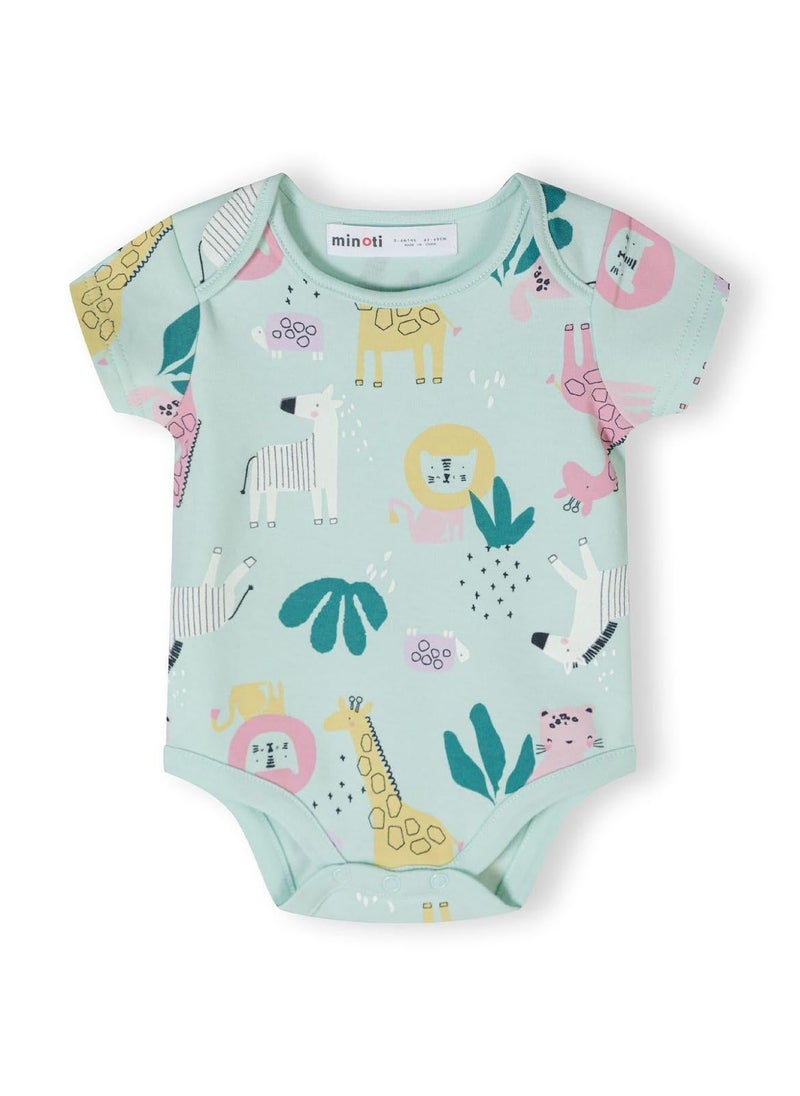 مينوتي طقم من 2 بودي أطفال بأكمام قصيرة وأزرار سفلية - Image 4