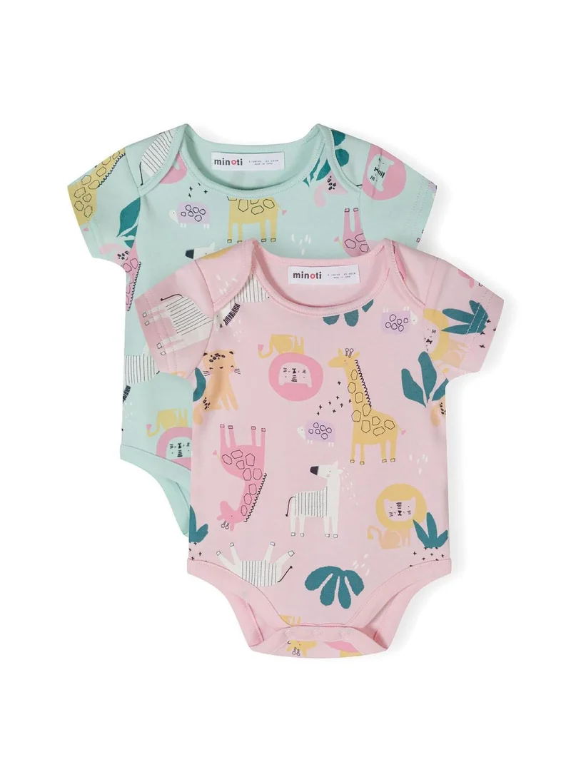 مينوتي Baby 2 Pack Short Sleeve Bodysuits