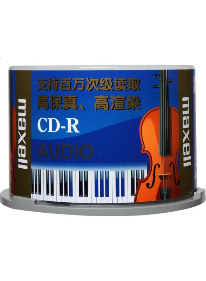 Maxell Maxell Cd-R Discs, Recordable Discs, Blank Cds, Audio Professional Music Discs, 40-48X Speed, 700Mb Capacity Sealed, 50 Pieces Per Box - Image 3