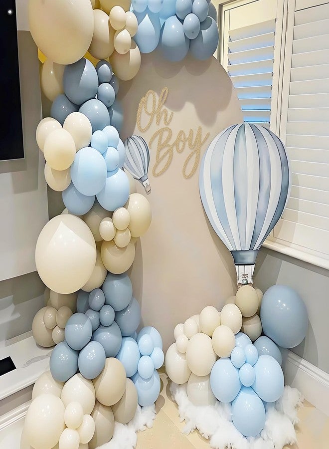 MASTRON Oh Boy Sign for Baby Shower Backdrop - Glitter Felt Oh Boy Sign Party Banner Baby Shower Decorations 1st Birthday Party Photography Background - Champagne Gold - Image 3
