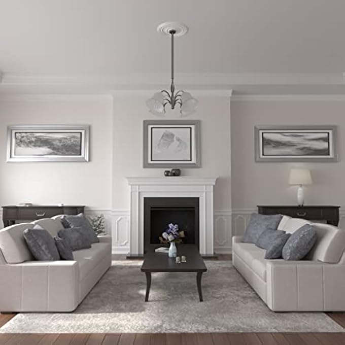 CM21RE REECE CEILING MEDALLION, 21"OD X 1 1/4"P (FITS CANOPIES UP TO 6 3/4"), FACTORY PRIMED - Image 3