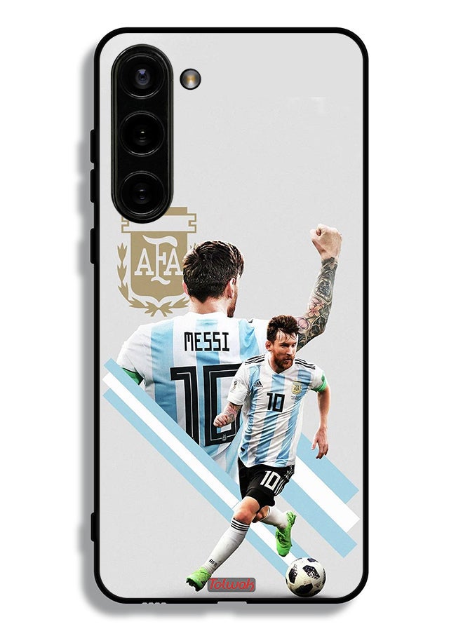 Tolwak Samsung Galaxy S23 5G Protective Case Cover Leo Messi Art - Image 3