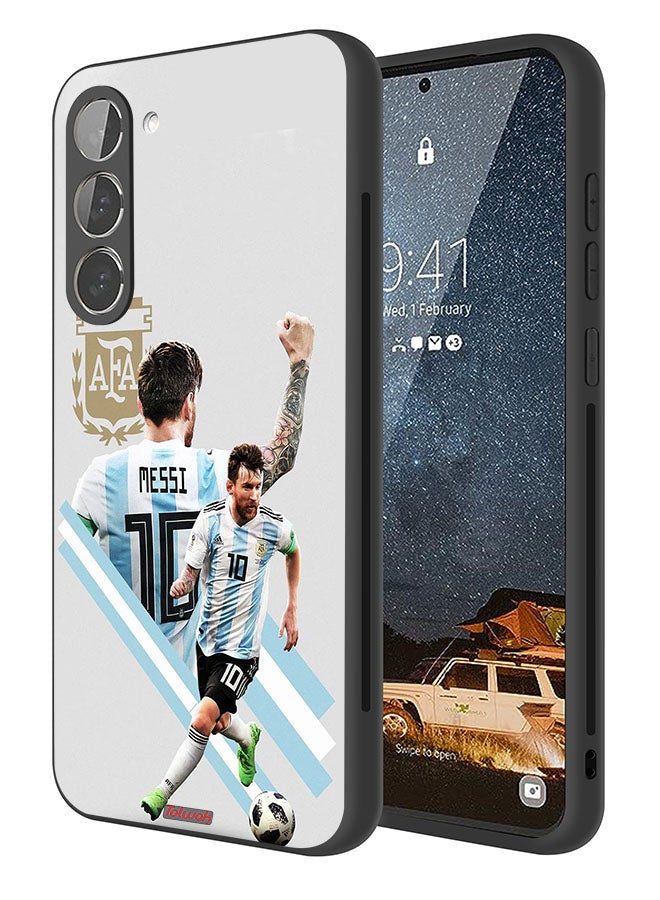 Tolwak Samsung Galaxy S23 5G Protective Case Cover Leo Messi Art - Image 1