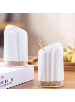 Bukela Stylish and simple Toothpick holder, Sturdy and Durable Toothpick Dispenser, Pure White Fashion and Simple Suitable for Home decoration, Can Hold 300 Toothpicks  - Image 4