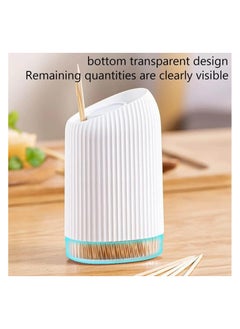 Bukela Stylish and simple Toothpick holder, Sturdy and Durable Toothpick Dispenser, Pure White Fashion and Simple Suitable for Home decoration, Can Hold 300 Toothpicks  - Image 5