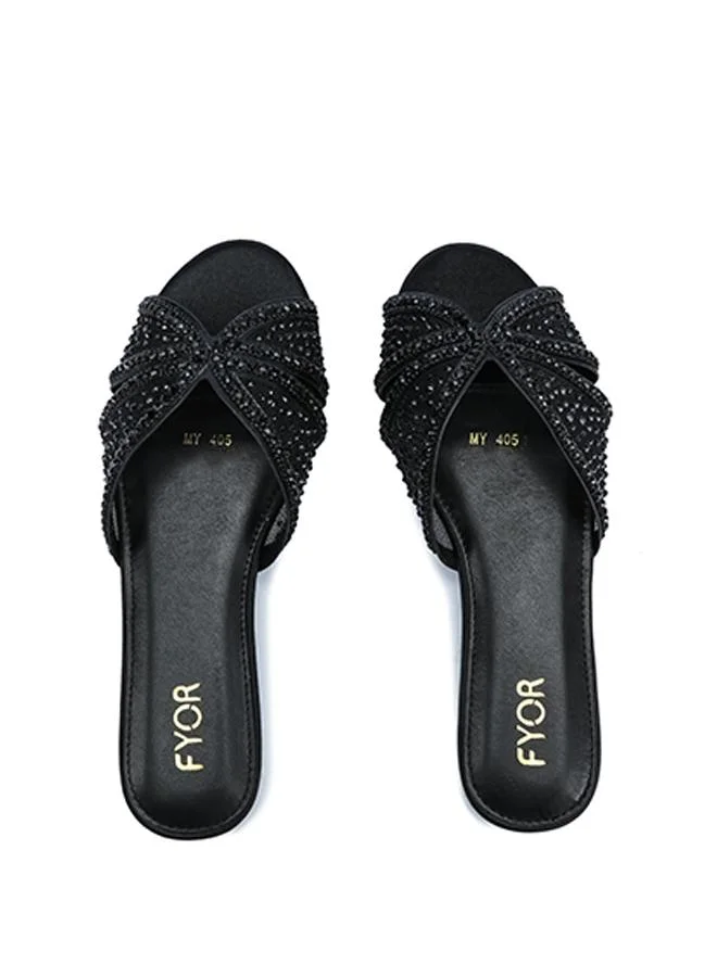 FYOR  Mesh Crystal Flat Sandal MY 405 for Women | Best Price UAE