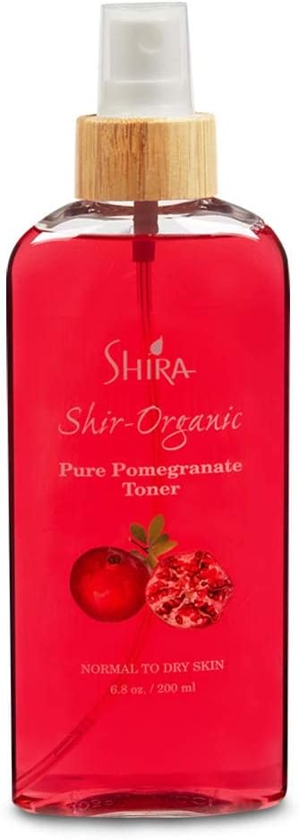 Shira Shir 200ml  Pomegranate Facial Toner  Hydrating Mist  Natural Glow Toner for Women Organic Brightening Toner for Daily Skincare Suitable for All Skin Types Refreshing  Hydrating