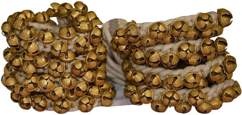 Sellinghub21 Ghungroo 50-50 Bells Pair, Ghungru 2 cm 14 No. Big Bells (Total 100 Bells) Dancing Bells ghungroo kathak 50 bells (100) - Image 2