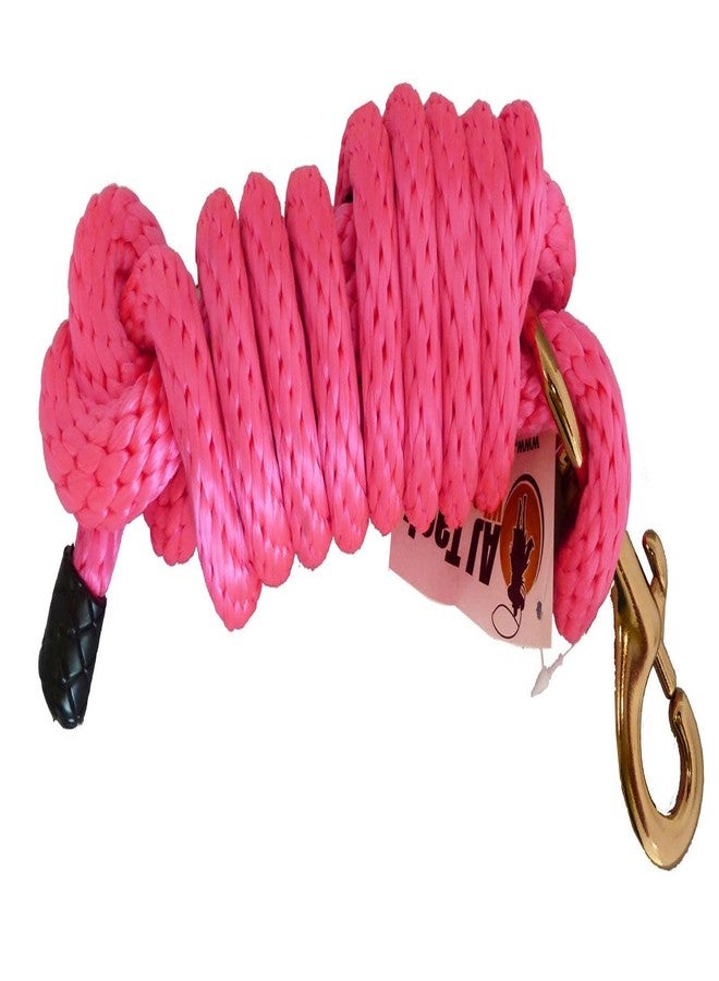 AJ Tack 8 1/2 Foot Poly Lead Rope Purple - Image 2