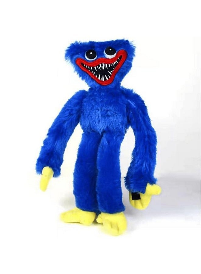 AVSHUB Huggy Wuggy Plush Soft Toy Poppy Play Time Monster Plush Horror Soft Toys for Kids Boys and Girls Toys Wild Playing Set Cute Stuffed Toy Birthday Gift (Size 45 CM,Blue) - Image 1