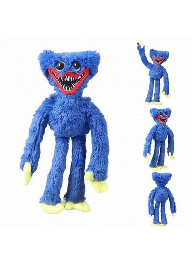 AVSHUB Huggy Wuggy Plush Soft Toy Poppy Play Time Monster Plush Horror Soft Toys for Kids Boys and Girls Toys Wild Playing Set Cute Stuffed Toy Birthday Gift (Size 45 CM,Blue) - Image 3