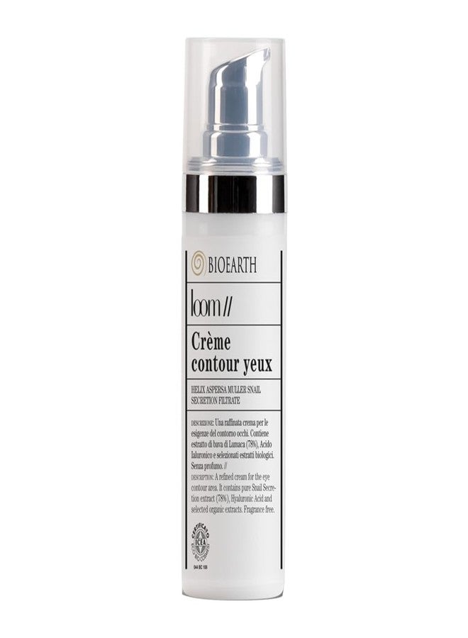 Bioearth Loom Creme Contorno Occhi alla Bava di Lumaca, 30 ml