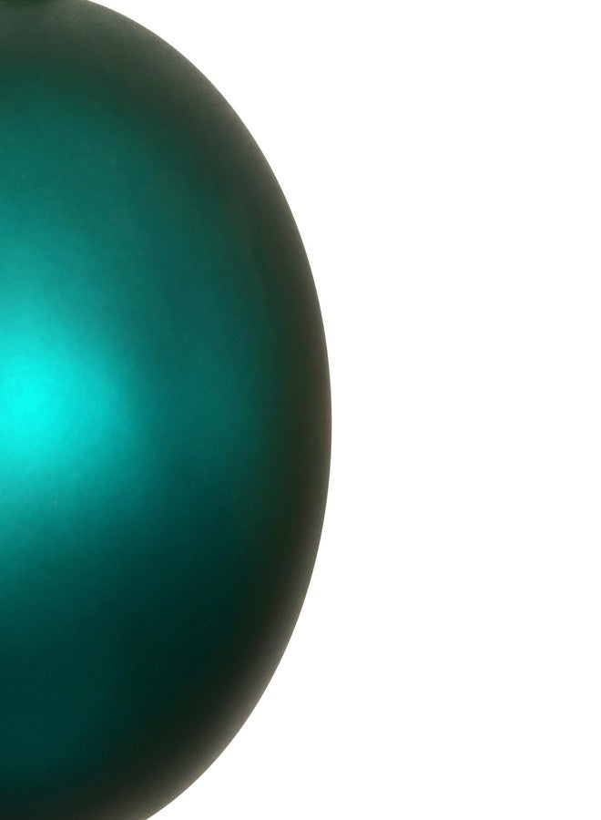 Vickerman 10" Dark Teal Matte Ball Ornament. - Image 3