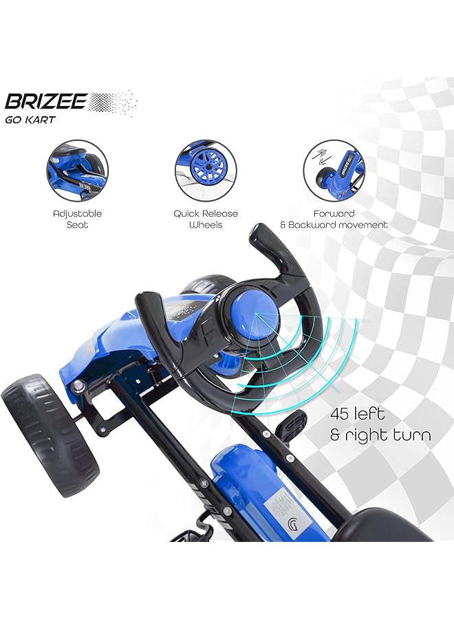 إيروريكس سيارة بيبي جو كارت زرقاء - Image 3