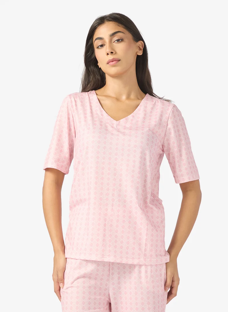 ايلا Check Print Pyjama Set