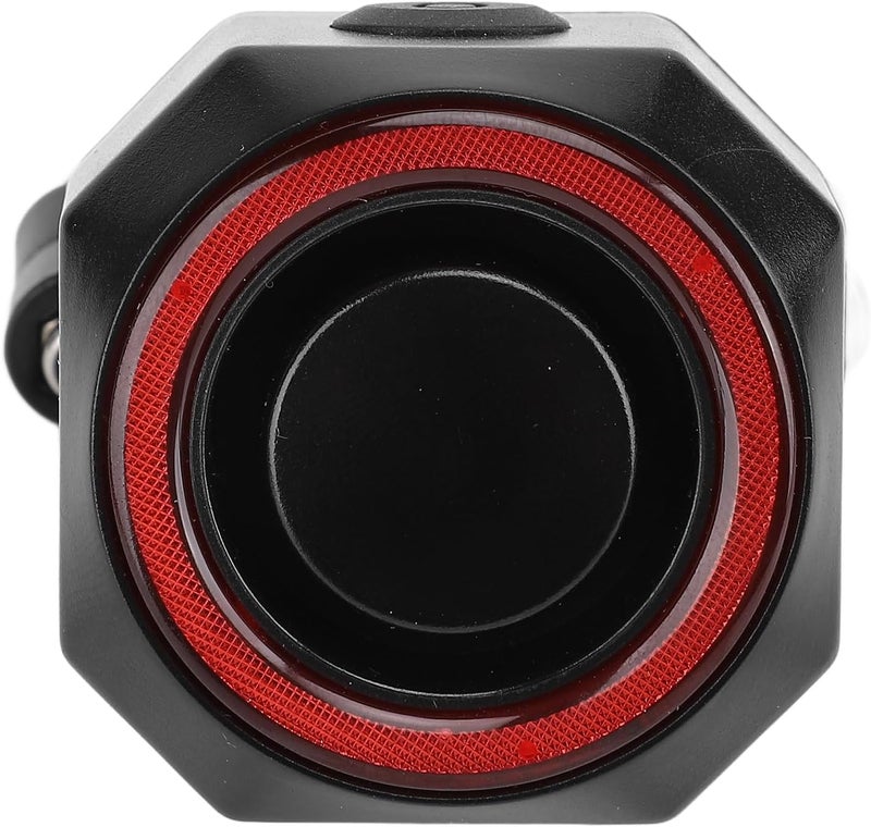 Tbest Bike Alarm with Remote Rechargeable Vibration Sensor Compact Theft Bike Alarm System for Electric Motorcycle Scooter with Remo Comes Remote with a Convenient for - Image 5