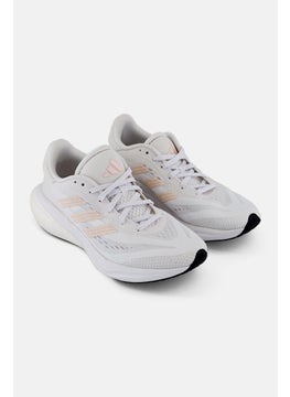 Women Super Nova Lace Up Running Shoes, White