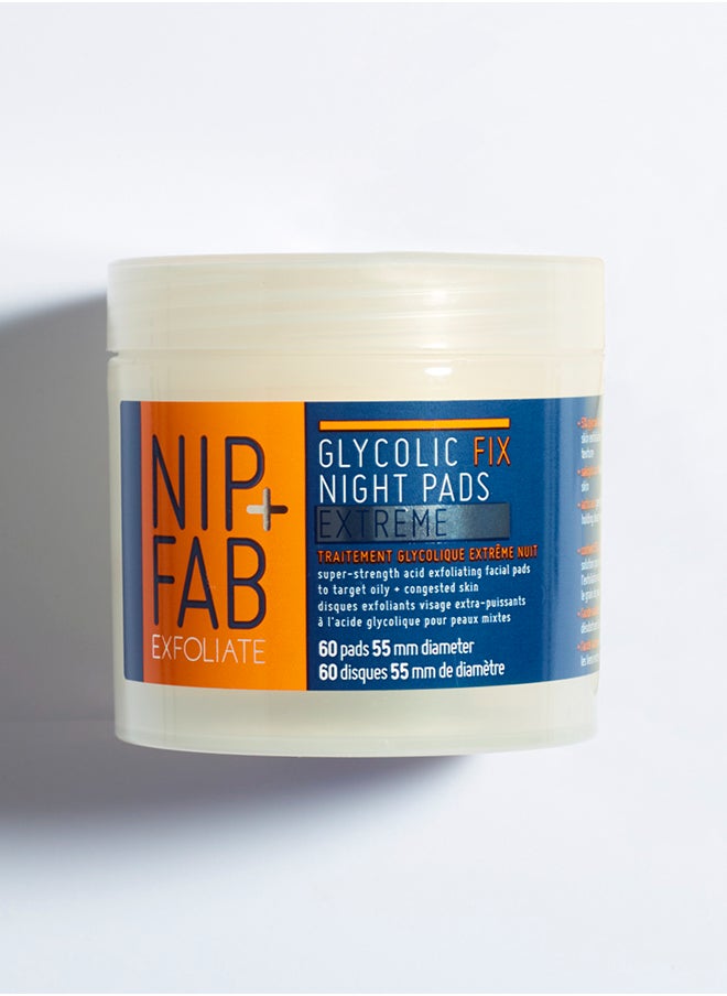 NIP+FAB Glycolic Fix Night Pads Extreme 60X55 Mm  - Image 3