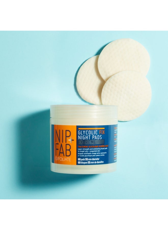 NIP+FAB Glycolic Fix Night Pads Extreme 60X55 Mm - Image 3