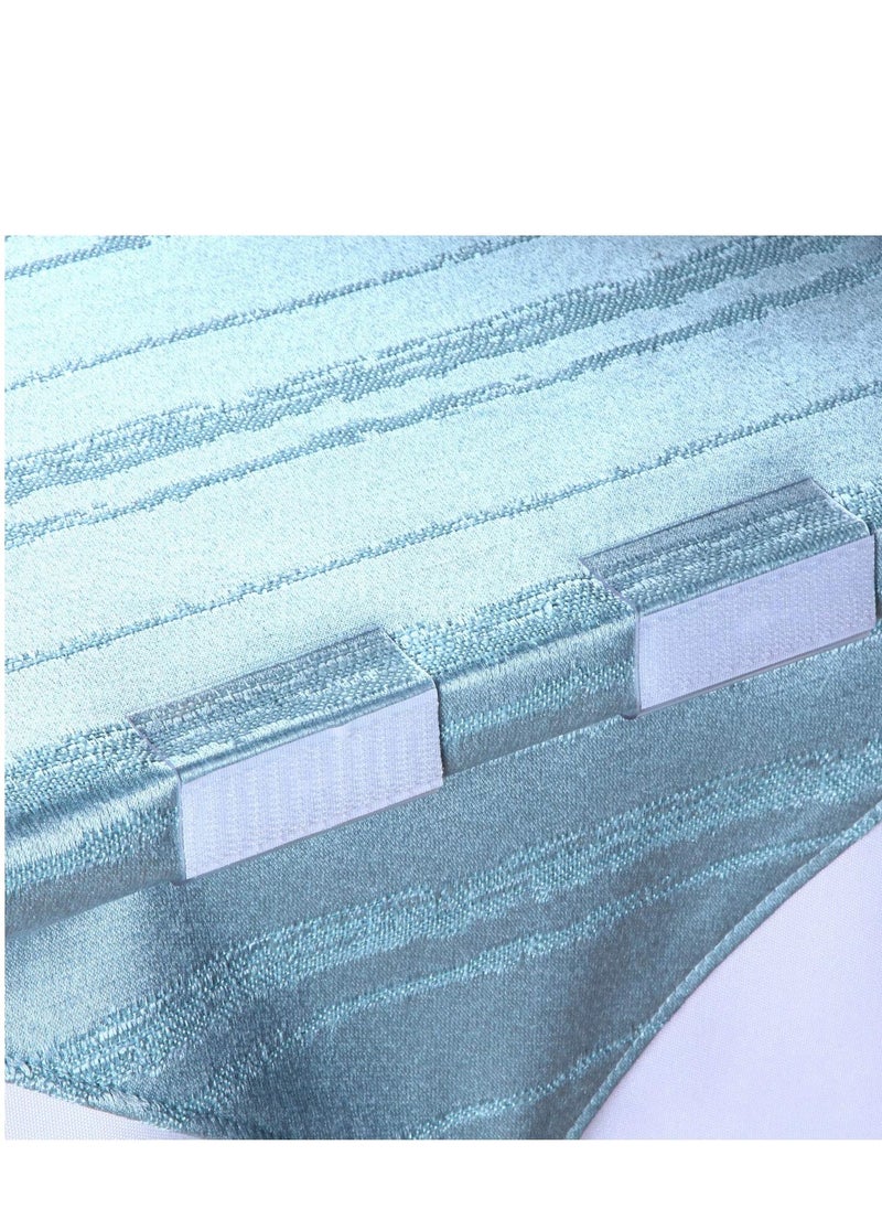 KASTWAVE Table Skirting Clips Transparent Windproof Table Cover Holder Clamps Clear Table Edge Clips for Wedding Home Meeting Party Picnic Patio Banquet Indoor Outdoor Events  - Image 2
