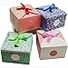 Chilly Gift Boxes Set of 12 Decorative Treats Boxes Cake Cookies Goodies Candy and Handmade Bath Bombs Shower Soaps Gift Boxes for Christmas Birthdays Holidays Weddings Flower Patterned - Image 2