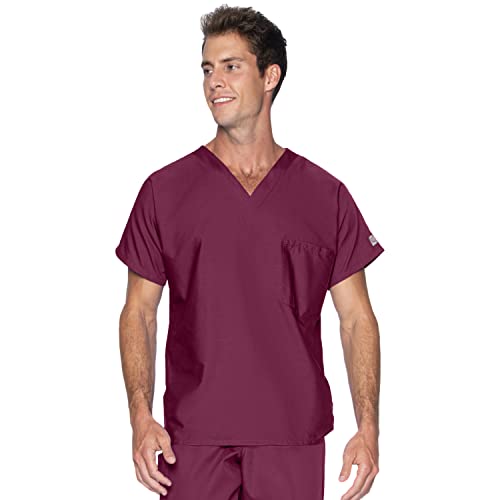 Landau Scrub Zone Unisex Relaxed Fit 1-Pocket V-Neck Scrub Top 71221 - Image 1